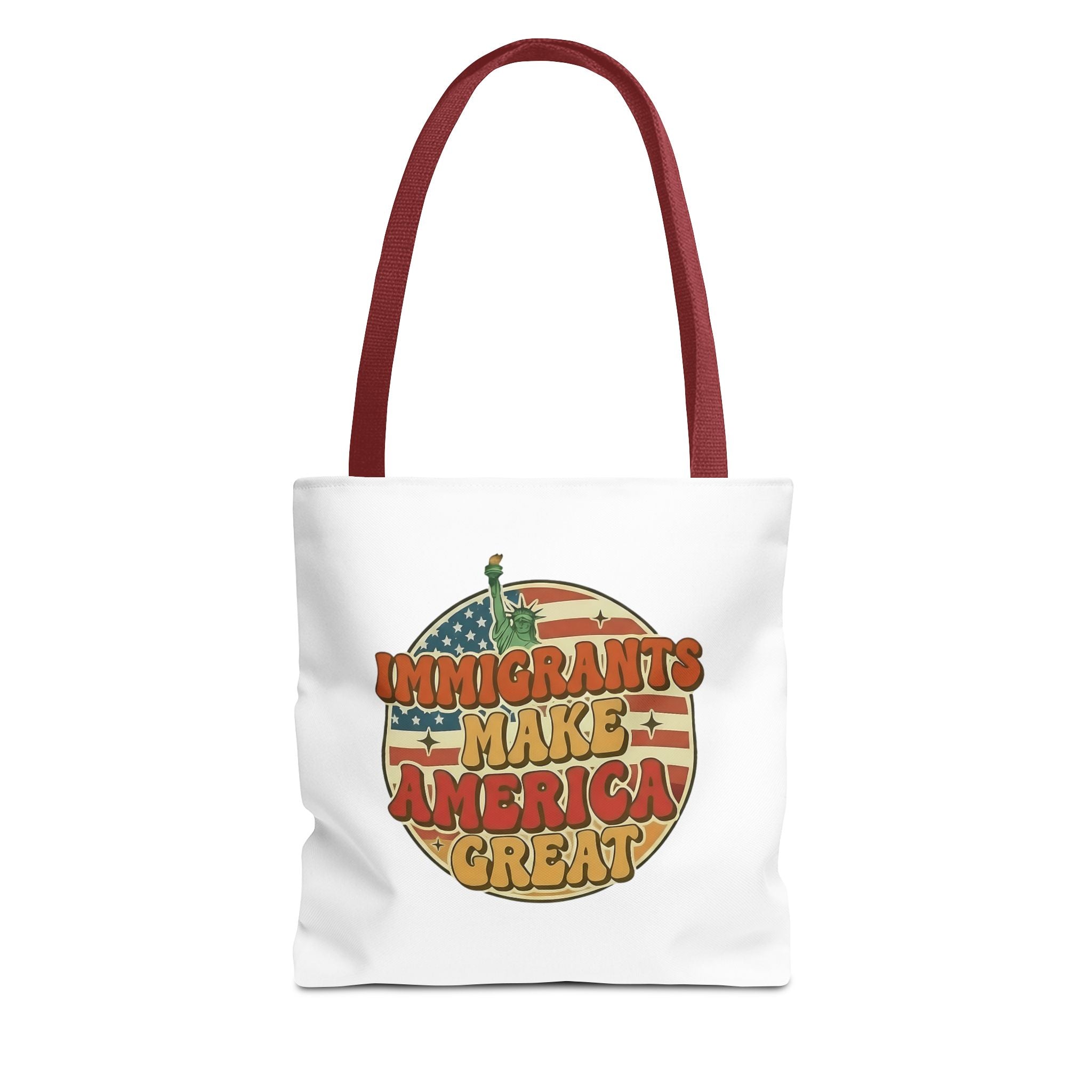 Immigrants Make America Great - Activist Tote Bag (White) | Civic Goods