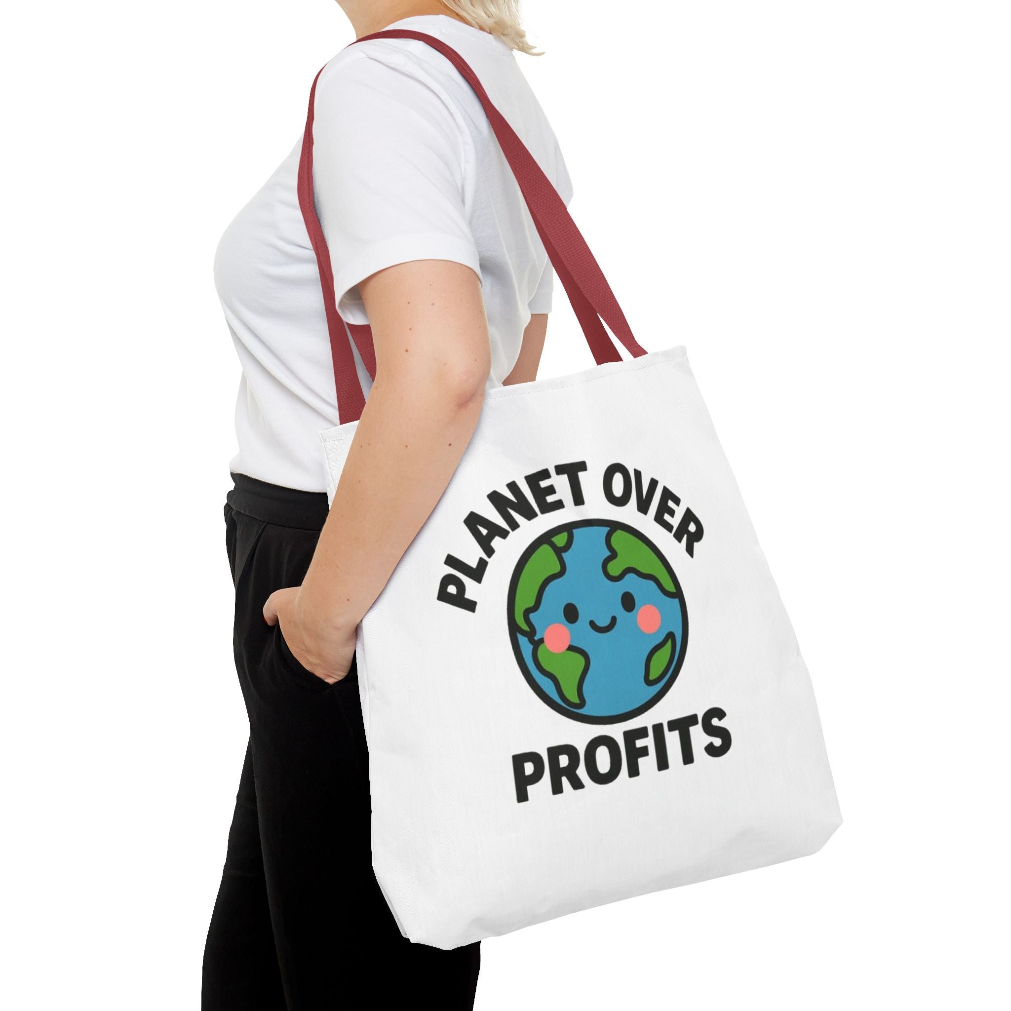 Planet Over Profits Design - Activist Tote Bag (Unisex) | Civic Goods