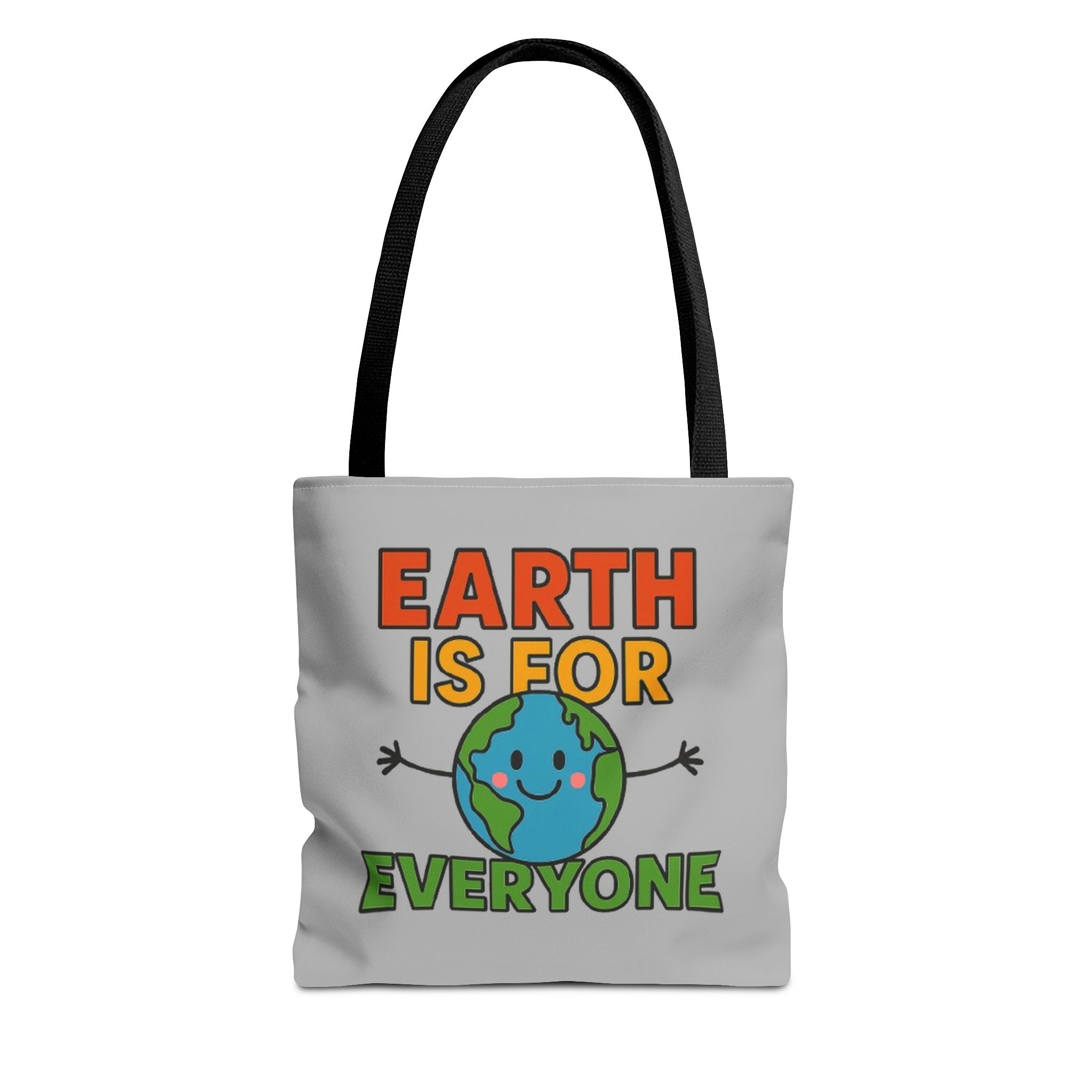 Earth Is For Everyone - Activist Tote Bag (Grey) | Civic Goods