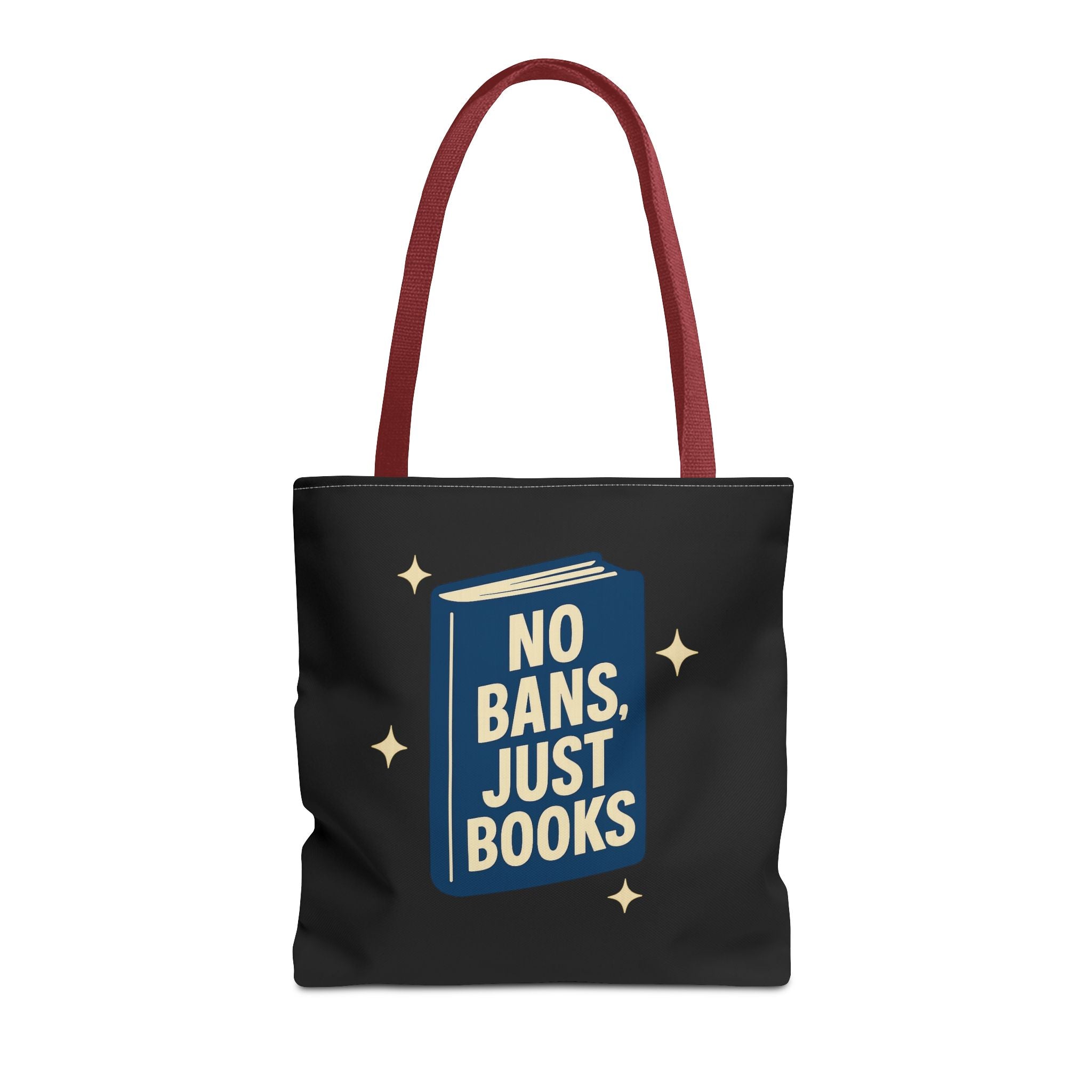 No Bans, Just Books - Activist Tote Bag (Black) | Civic Goods