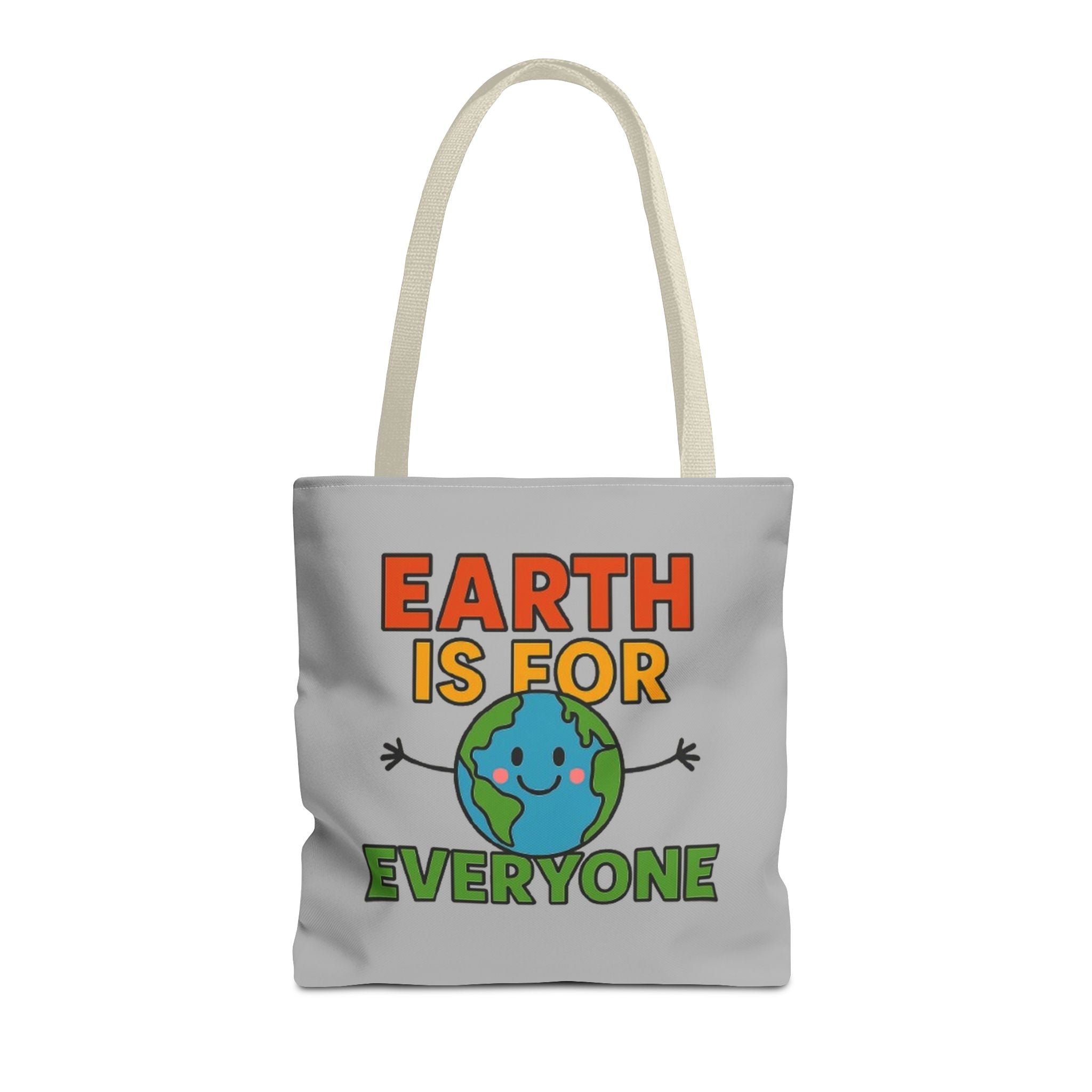 Earth Is For Everyone - Activist Tote Bag (Grey) | Civic Goods
