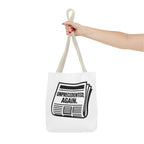 Unprecedented Again - Activist Tote Bag (White) | Civic Goods