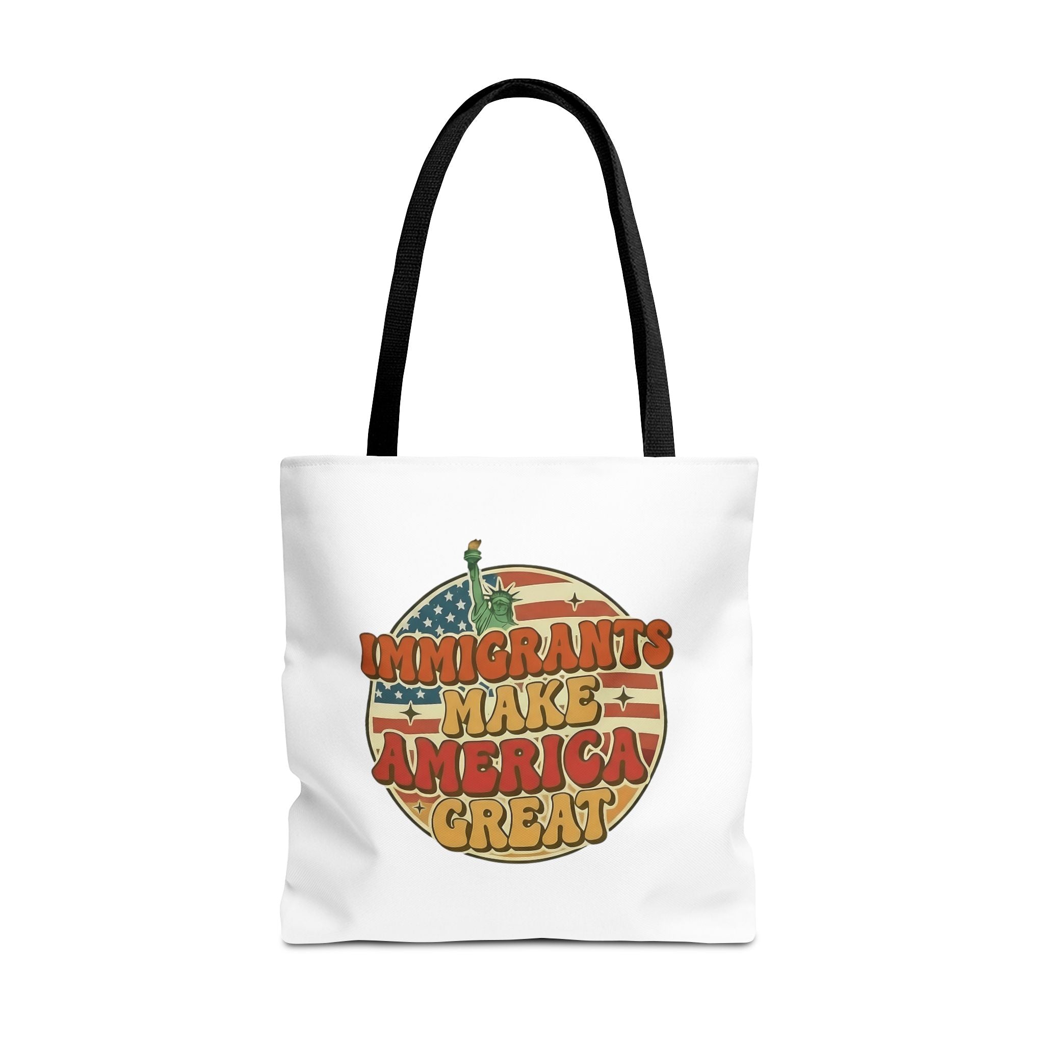 Immigrants Make America Great - Activist Tote Bag (White) | Civic Goods