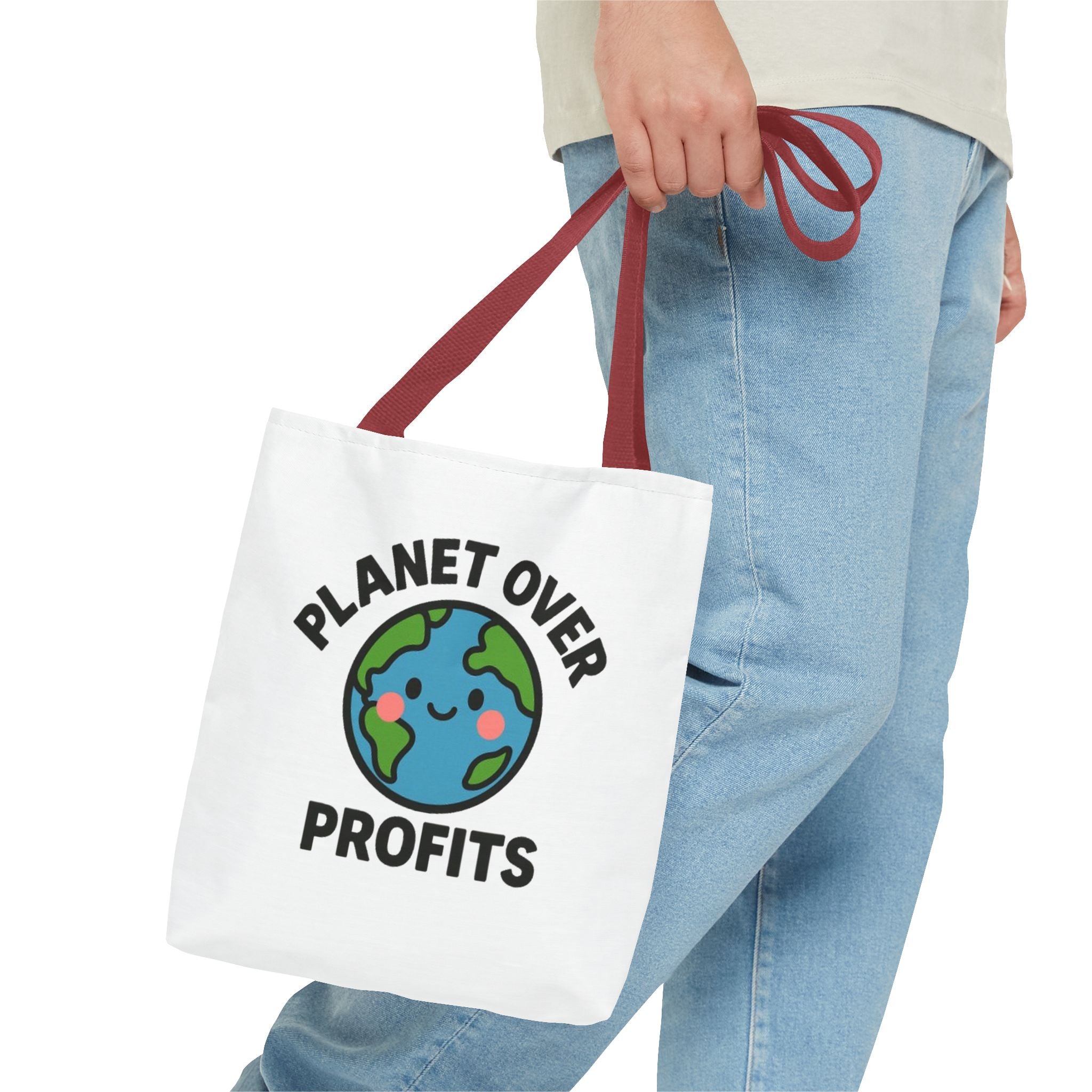 Planet Over Profits Design - Activist Tote Bag (Unisex) | Civic Goods