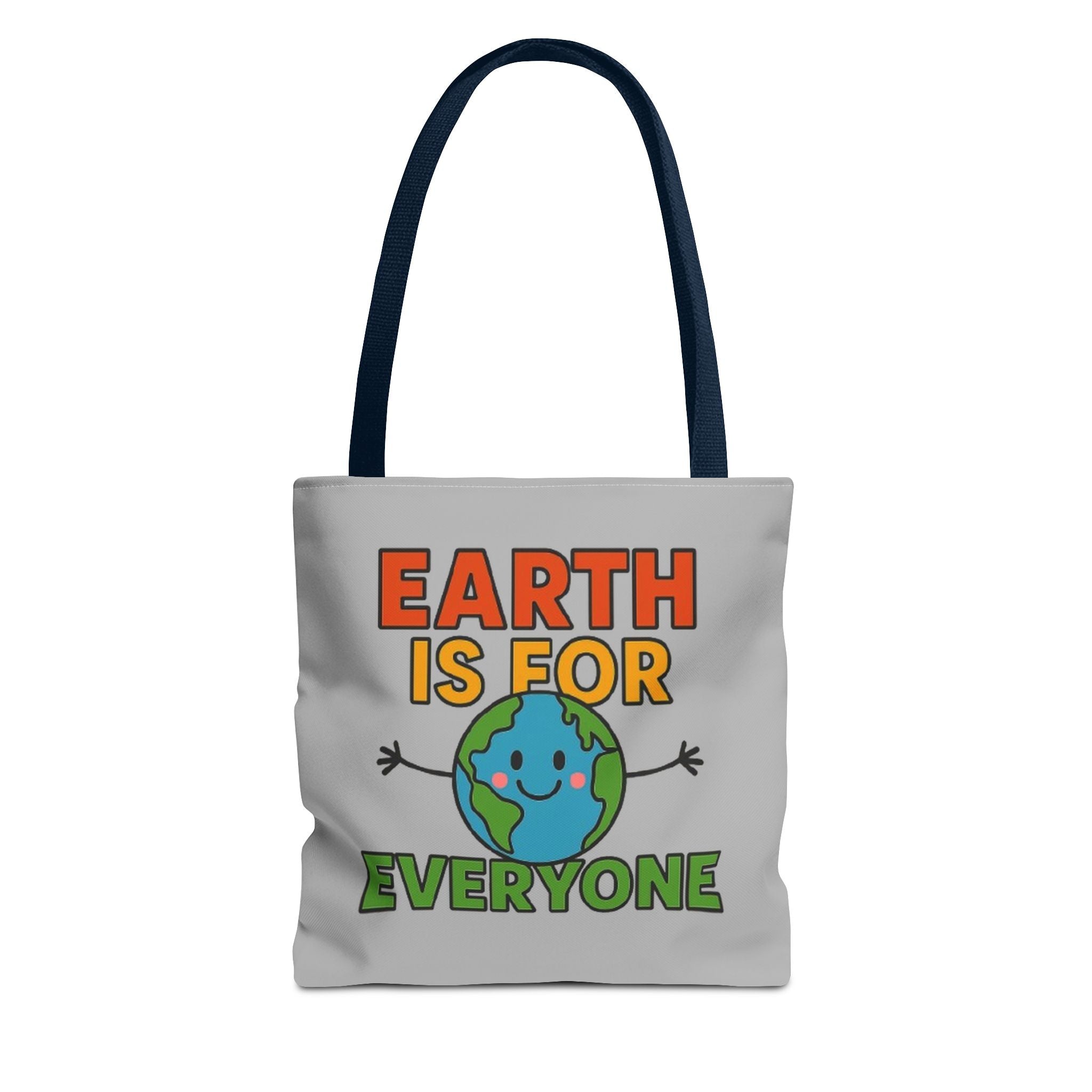 Earth Is For Everyone - Activist Tote Bag (Grey) | Civic Goods