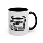 Unprecedented Again  — 11oz — Black - accent — angled flat lay