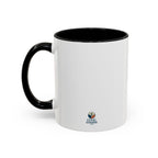 Planet Over Profits mug — 11oz — Black - accent — angled left side