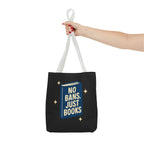 No Bans, Just Books - Activist Tote Bag (Black) | Civic Goods