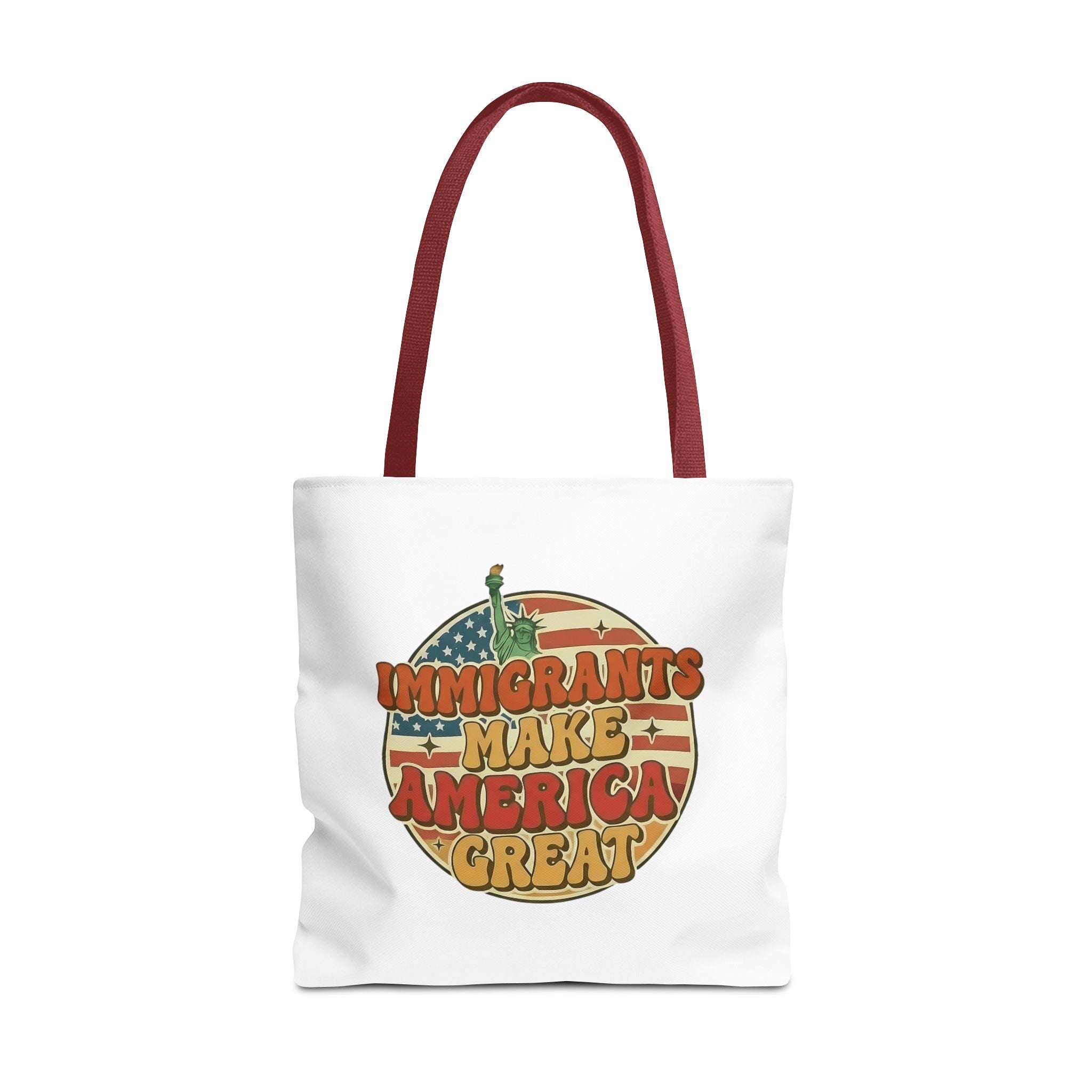Immigrants Make America Great - Activist Tote Bag (White) | Civic Goods