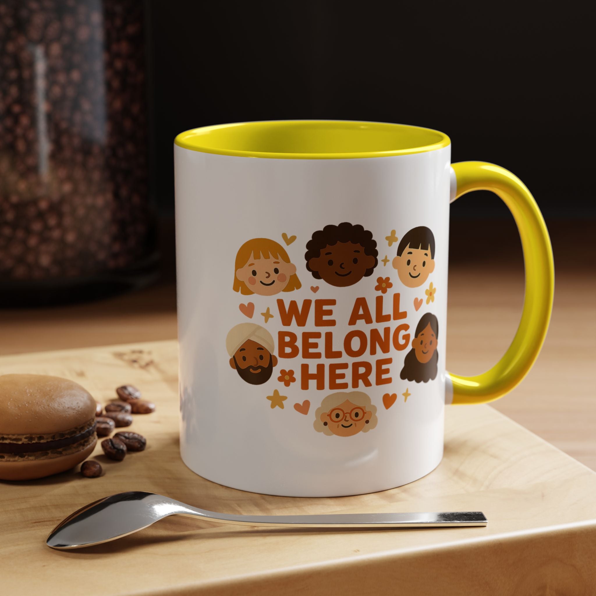 We All Belong Here - Activist Coffee Mug (11oz/15oz) | Civic Goods