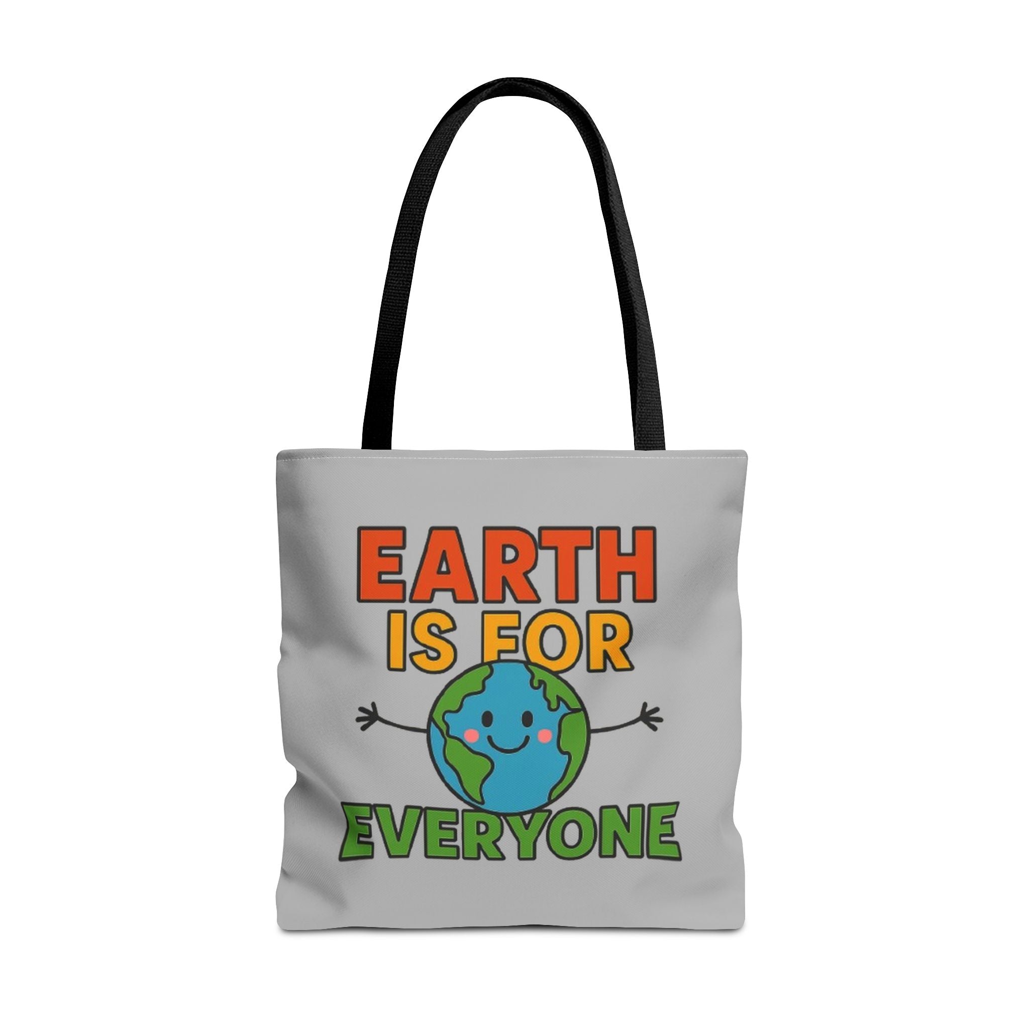 Earth Is For Everyone - Activist Tote Bag (Grey) | Civic Goods
