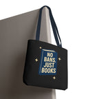 No Bans, Just Books - Activist Tote Bag (Black) | Civic Goods