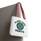 Planet Over Profits Design - Activist Tote Bag (Unisex) | Civic Goods