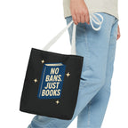 No Bans, Just Books - Activist Tote Bag (Black) | Civic Goods