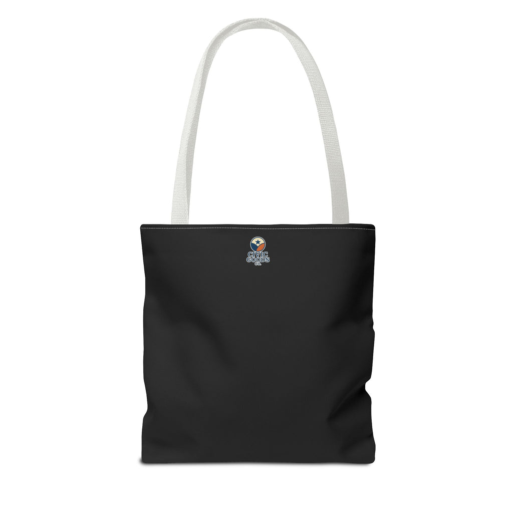 Planet Over Profits Design - Activist Tote Bag (Black) | Civic Goods