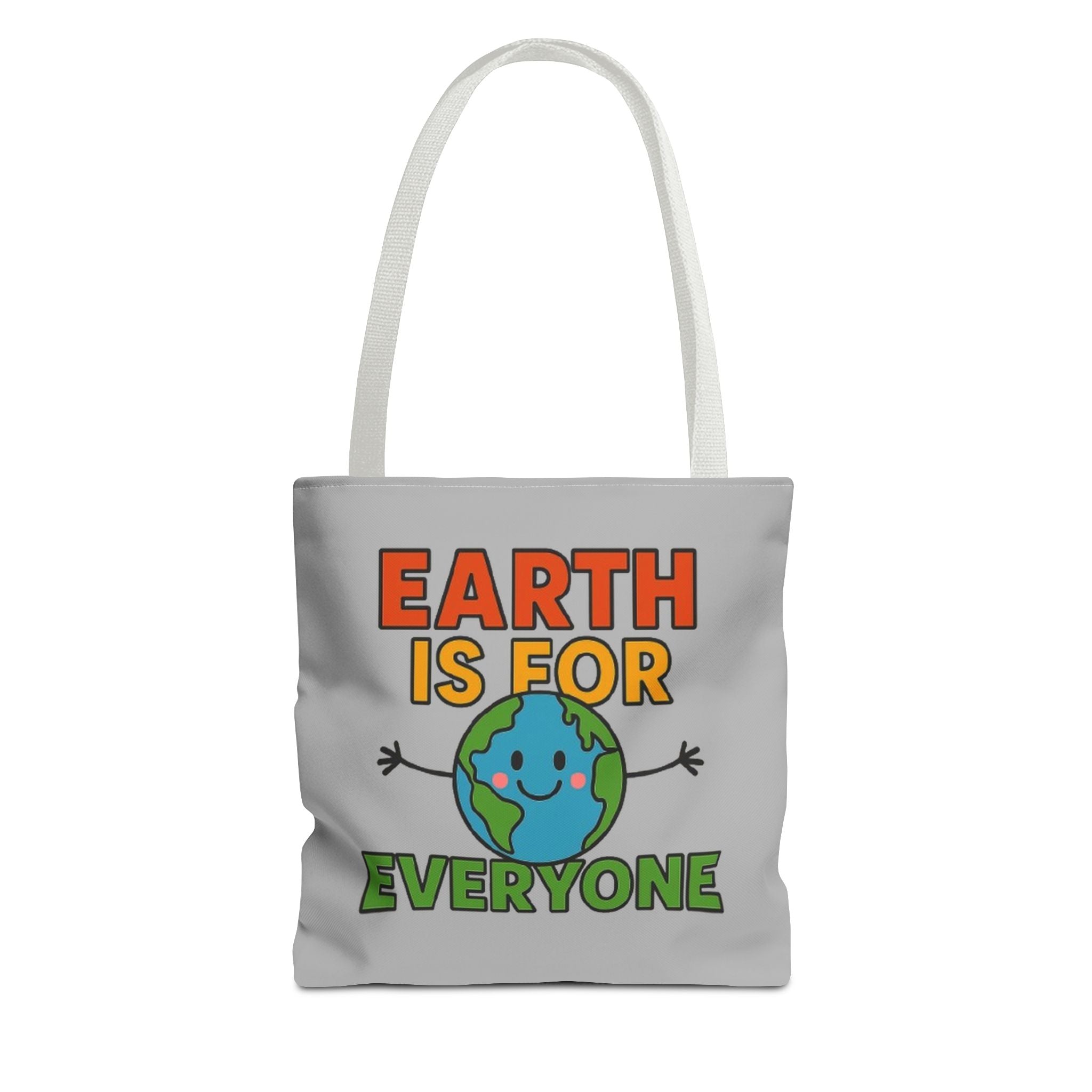 Earth Is For Everyone - Activist Tote Bag (Grey) | Civic Goods