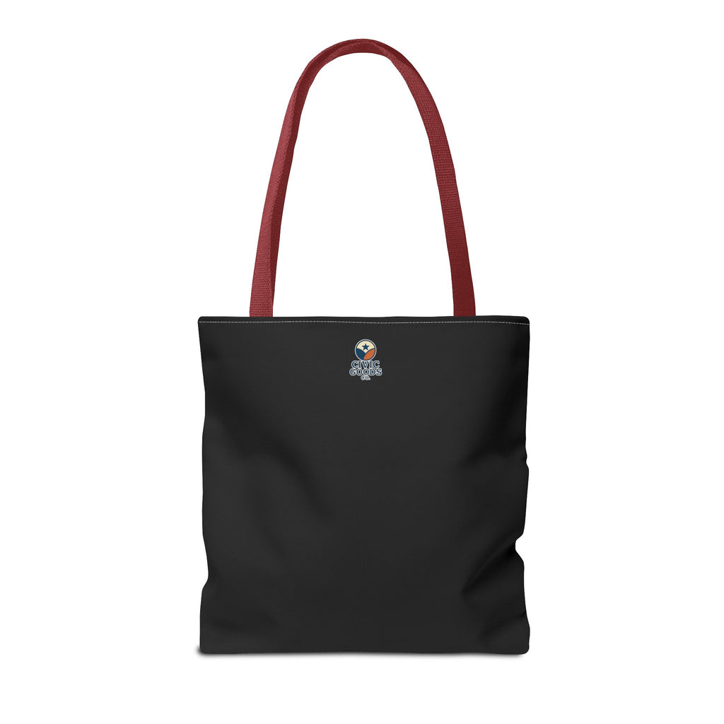 Planet Over Profits Design - Activist Tote Bag (Black) | Civic Goods