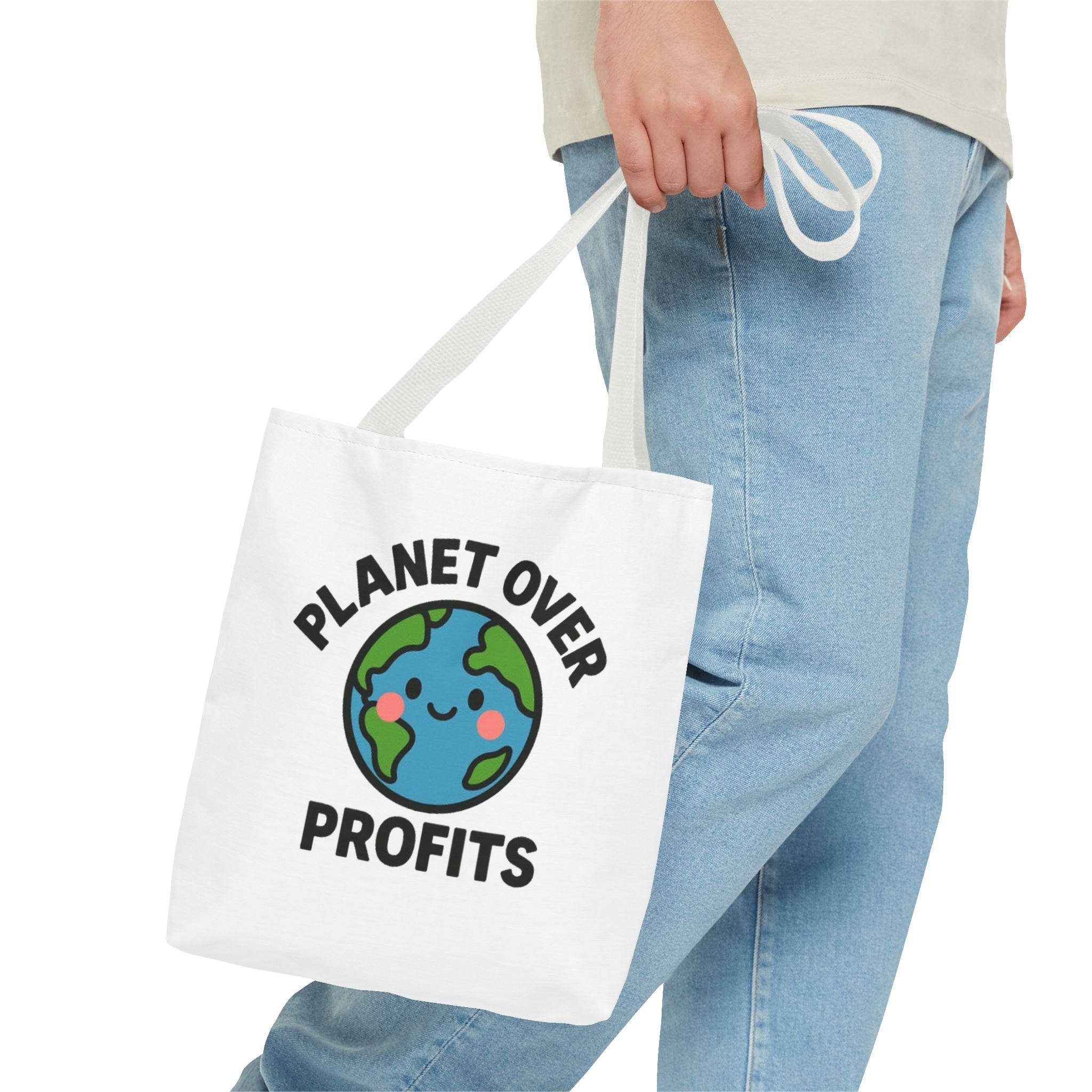 Planet Over Profits Design - Activist Tote Bag (Unisex) | Civic Goods