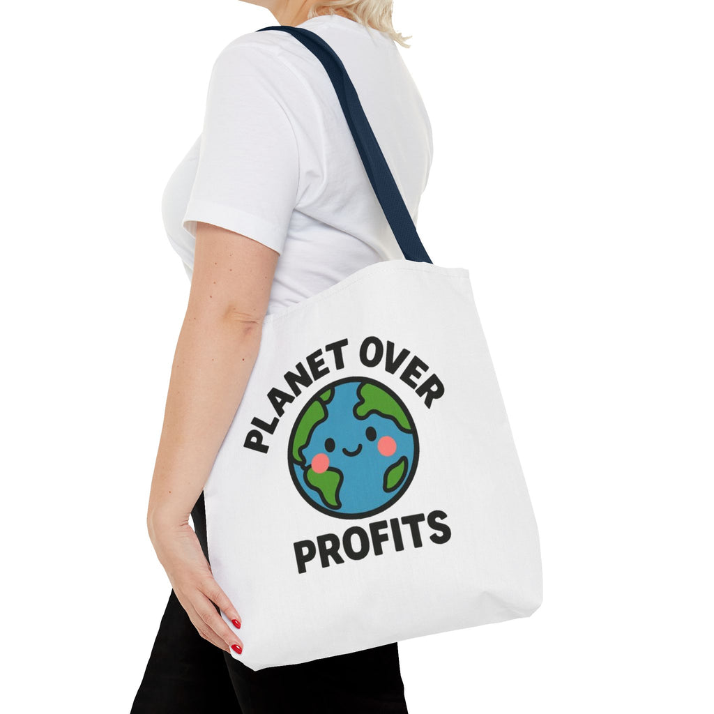 Planet Over Profits Design - Activist Tote Bag (Unisex) | Civic Goods