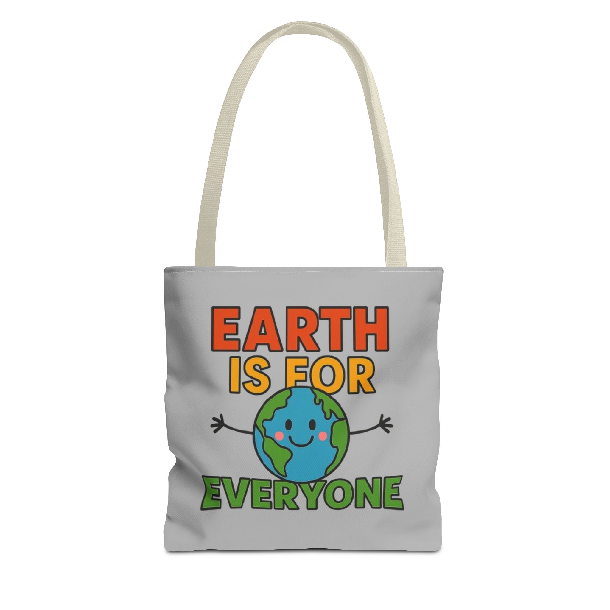 Earth Is For Everyone - Activist Tote Bag (Grey) | Civic Goods