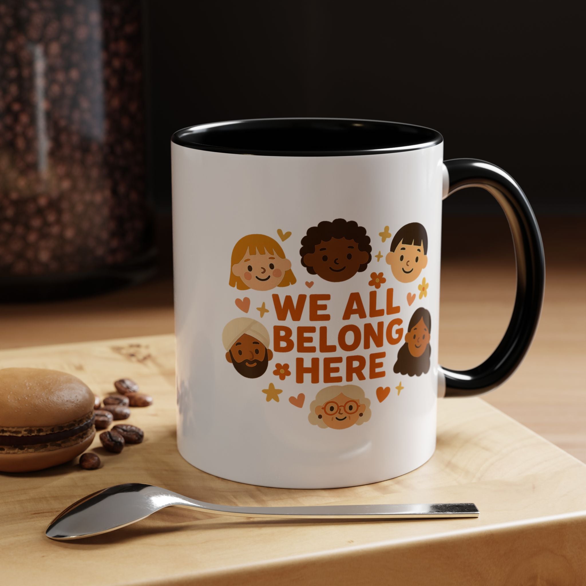 We All Belong Here - Activist Coffee Mug (11oz/15oz) | Civic Goods