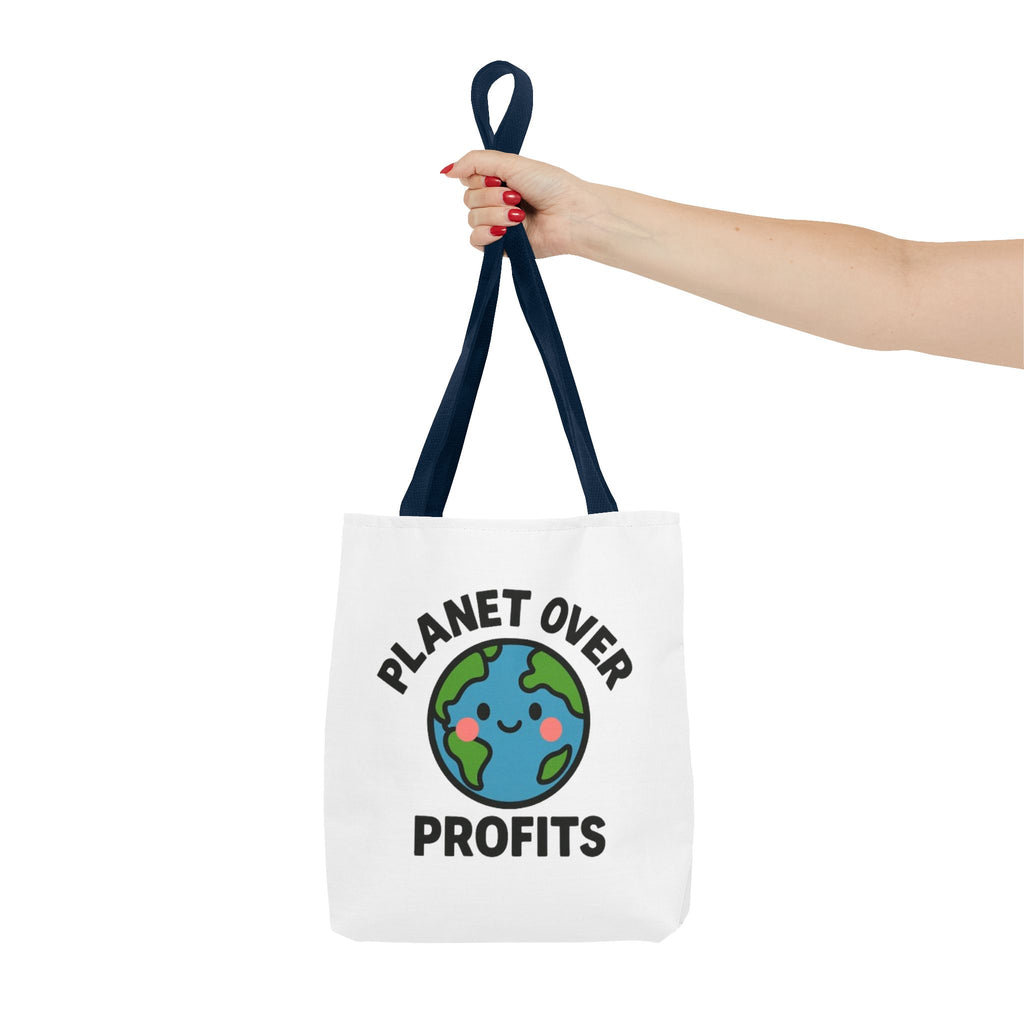 Planet Over Profits Design - Activist Tote Bag (Unisex) | Civic Goods