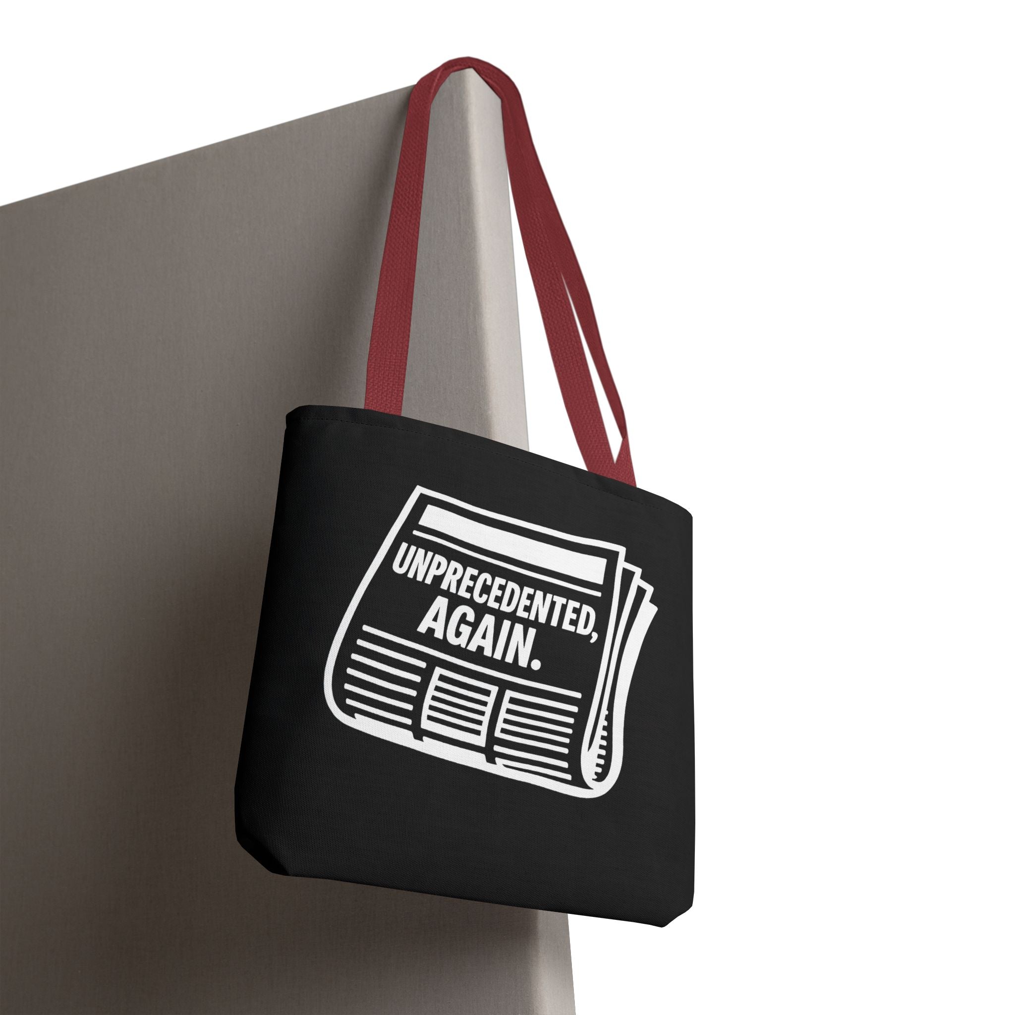 Unprecedented Again - Activist Tote Bag (Black) | Civic Goods