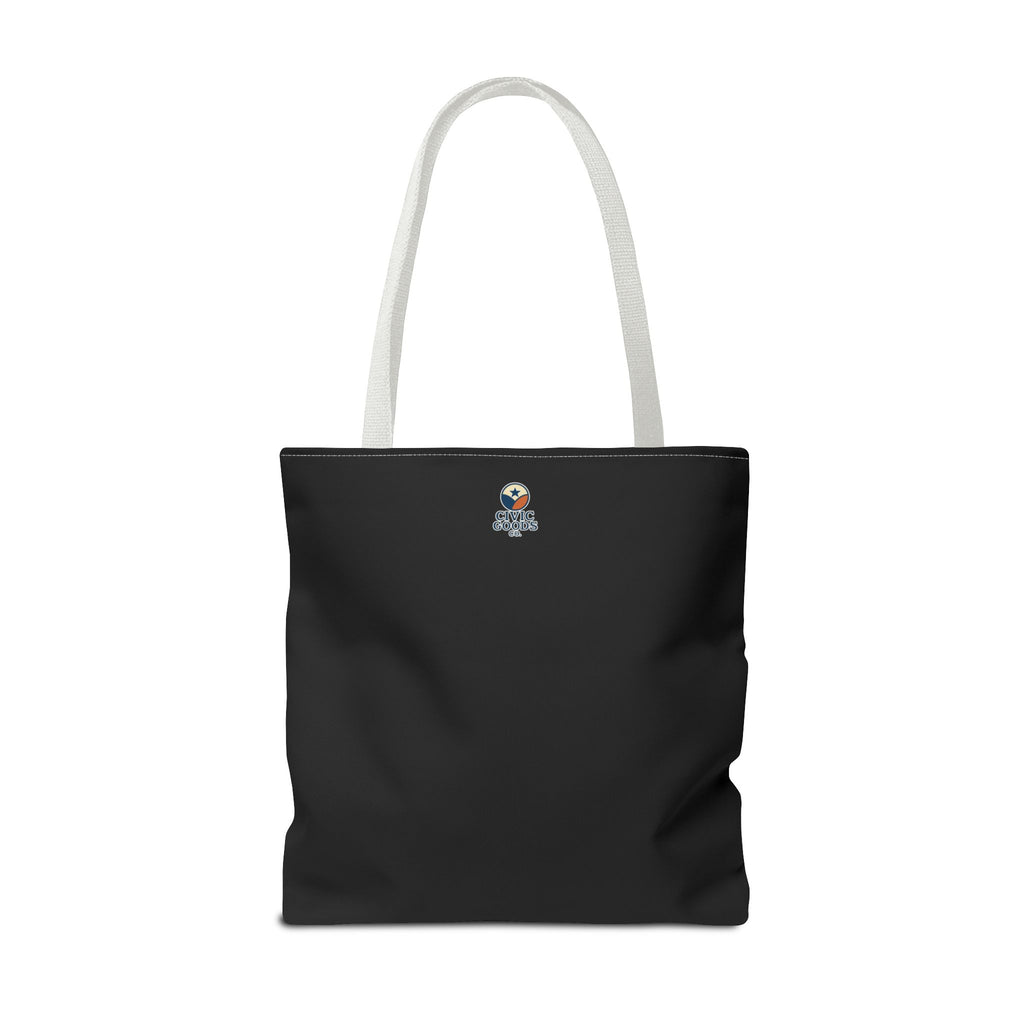 Planet Over Profits Design - Activist Tote Bag (Black) | Civic Goods
