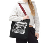 Unprecedented Again - Activist Tote Bag (Black) | Civic Goods
