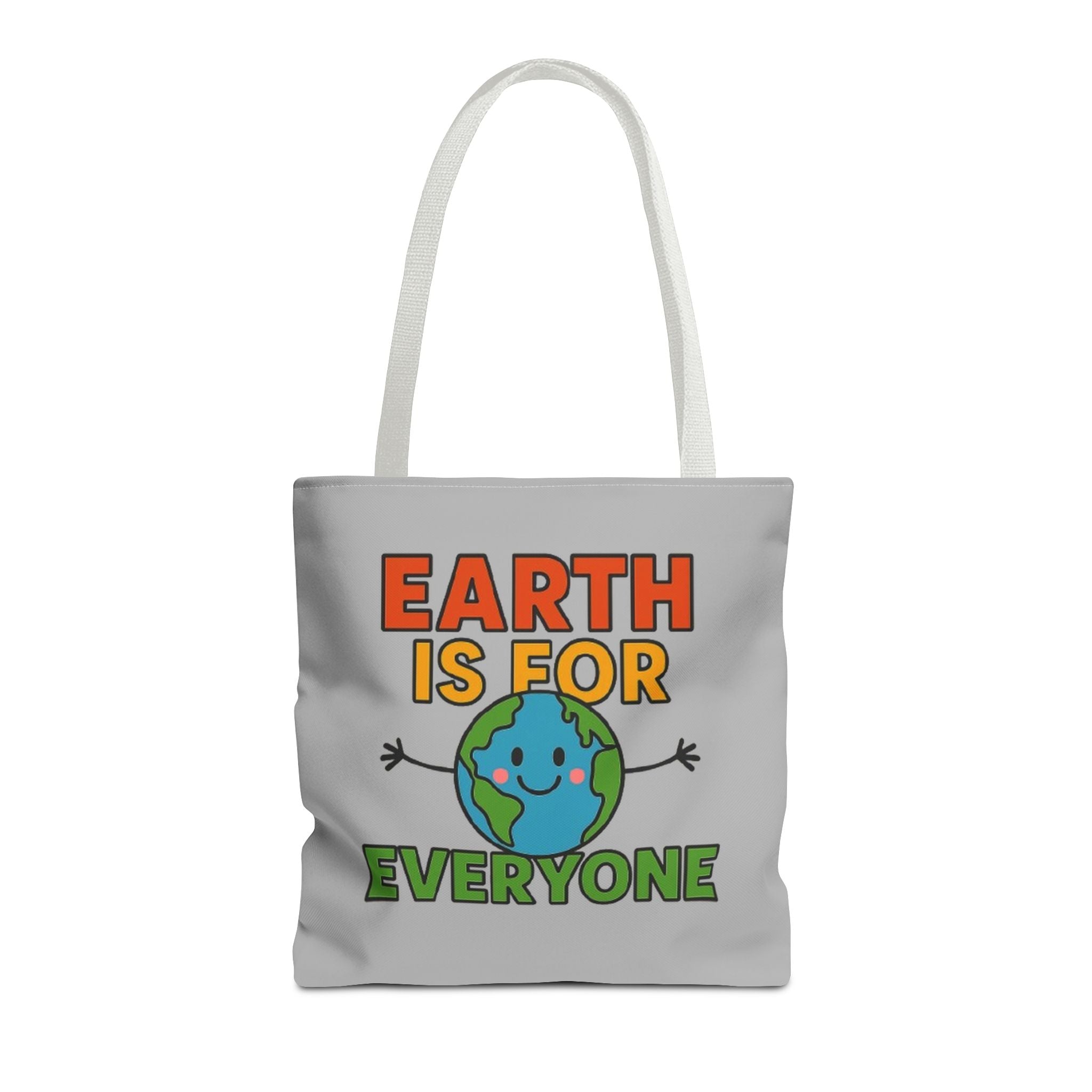 Earth Is For Everyone - Activist Tote Bag (Grey) | Civic Goods