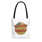 Immigrants Make America Great - Activist Tote Bag (White) | Civic Goods