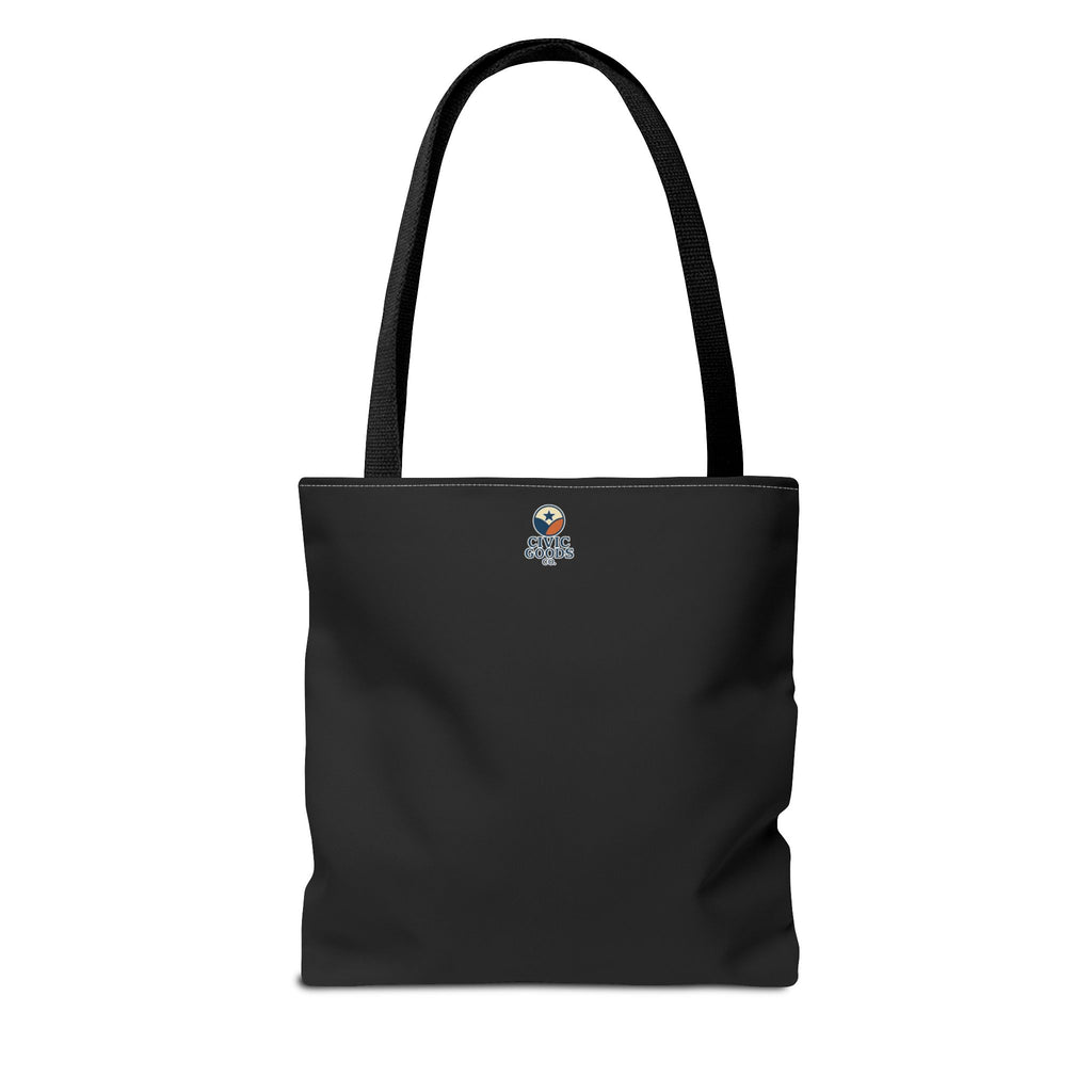 Planet Over Profits Design - Activist Tote Bag (Black) | Civic Goods