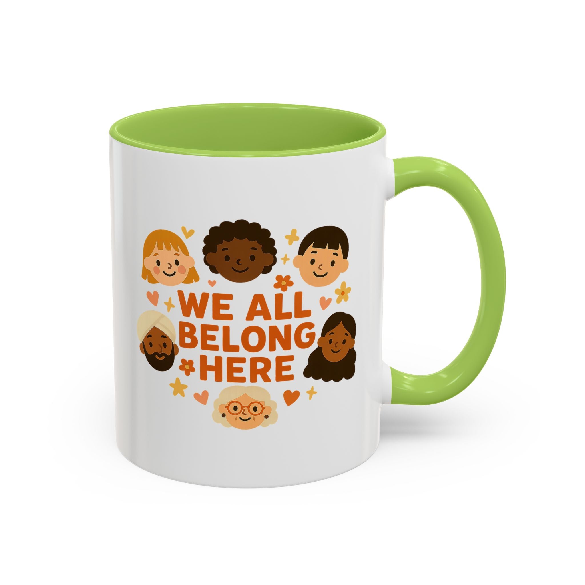 We All Belong Here - Activist Coffee Mug (11oz/15oz) | Civic Goods