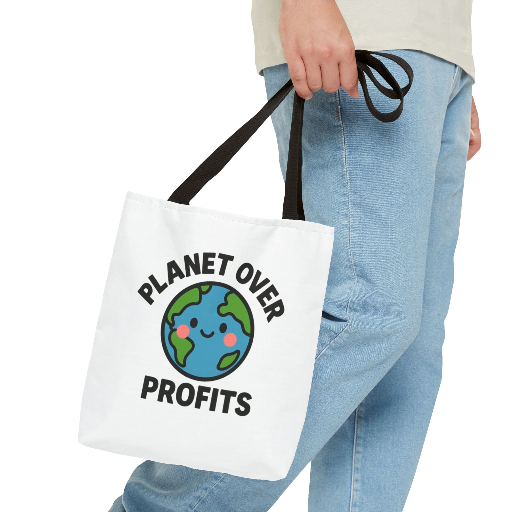 Planet Over Profits Design - Activist Tote Bag (Unisex) | Civic Goods