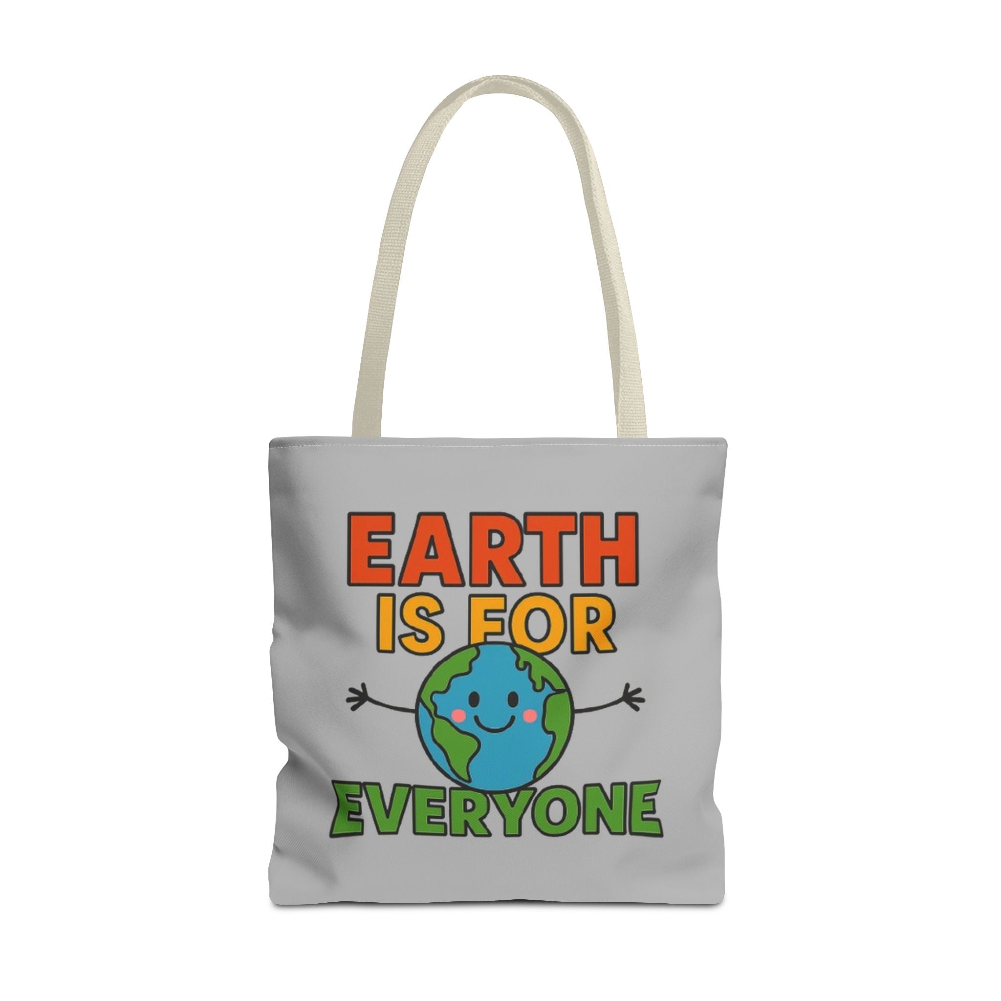 Earth Is For Everyone - Activist Tote Bag (Grey) | Civic Goods